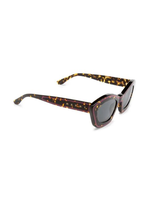 Marni Eyewear Kea Island sunglasses - Brown - zdjęcie produktu nr 2
