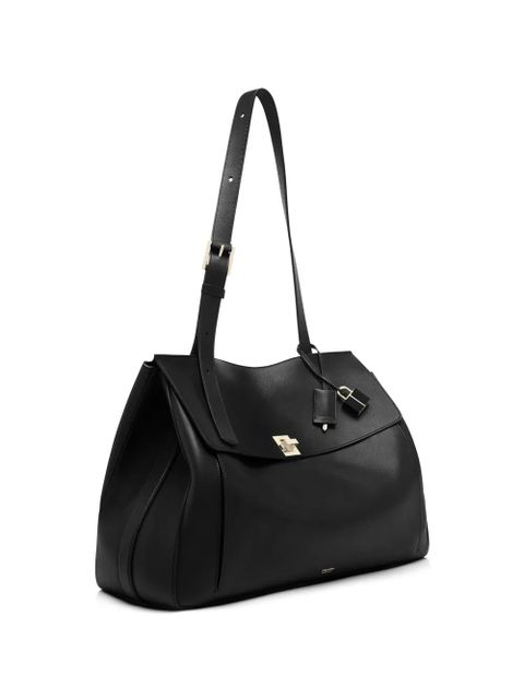 TOM FORD large Besace leather tote bag - Black - zdjęcie produktu nr 2