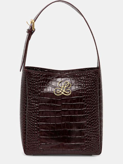 Luisa Spagnoli torebka skórzana kolor bordowy 542513 - zdjęcie produktu nr 1