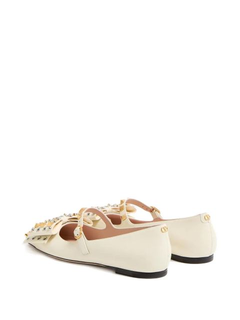 Valentino Garavani Bowow Mary-Jane ballet flats - Neutrals