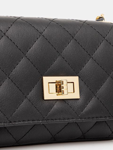 Answear.LAB torebka skórzana kolor czarny