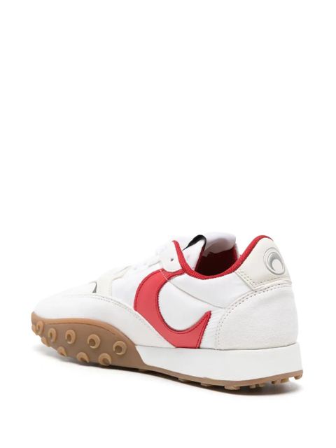 Marine Serre Ms Rise recycled-nylon sneakers - White