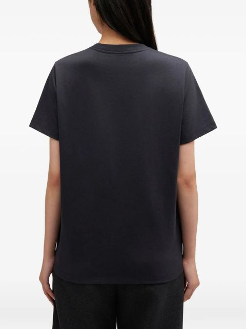 GANNI horse-print T-shirt - Grey