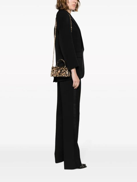 Dolce & Gabbana DG Girls leopard-print crossbody bag - Brown