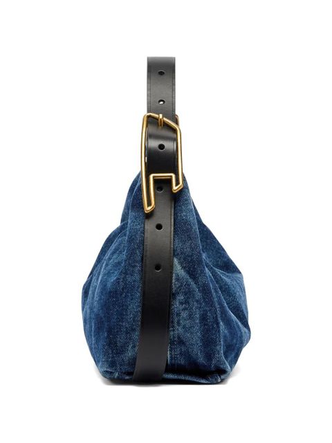 Diesel D-Line denim shoulder bag - Blue