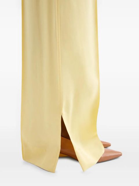 Jil Sander Envers side-slits trousers - Yellow