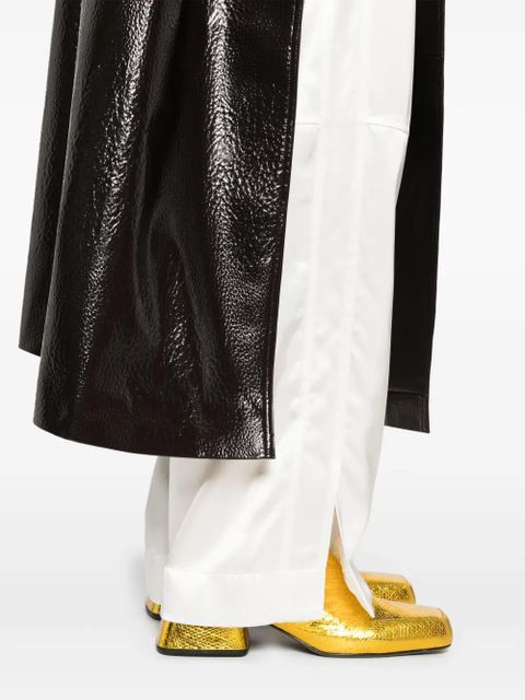 Jil Sander satin trousers - White