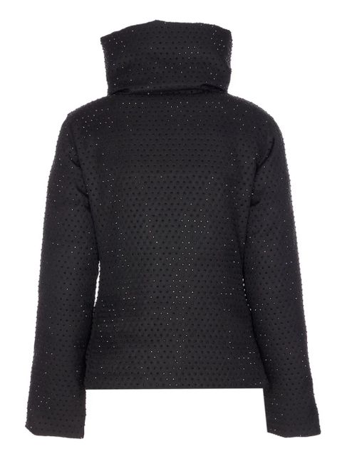 PINKO strass-embellished high-neck jacket - Black - zdjęcie produktu nr 2