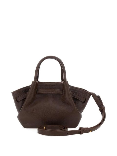 JW Pei mini Hana pleated clasp tote bag - Brown - zdjęcie produktu nr 2