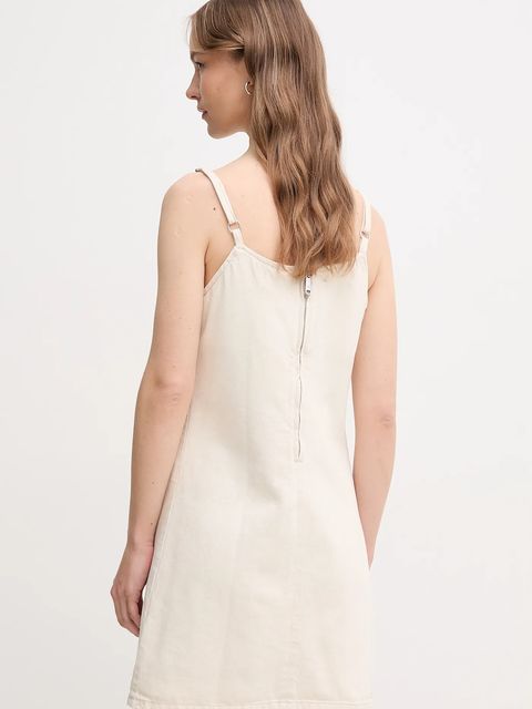 Calvin Klein Jeans sukienka z domieszką lnu - zdjęcie produktu nr 2