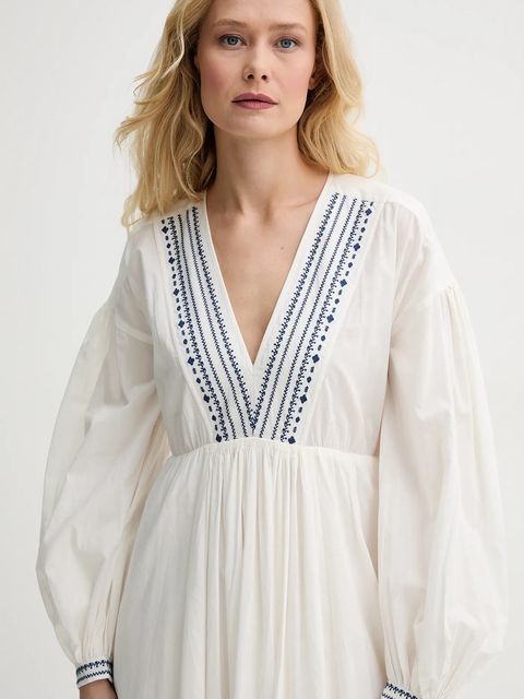 A.P.C. sukienka bawełniana robe anni