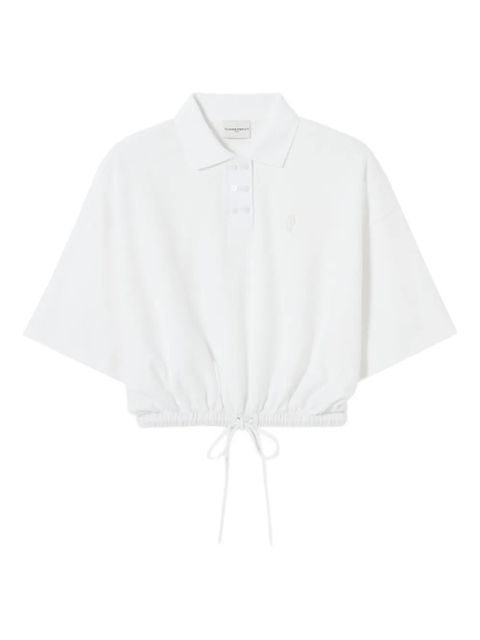 Claudie Pierlot drawstring-hem shirt - White - zdjęcie produktu nr 1