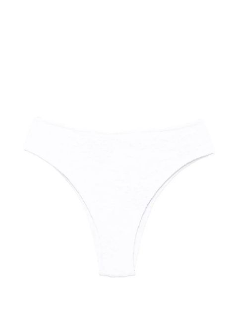 FARM Rio floral-embroidered bikini bottom - White - zdjęcie produktu nr 1