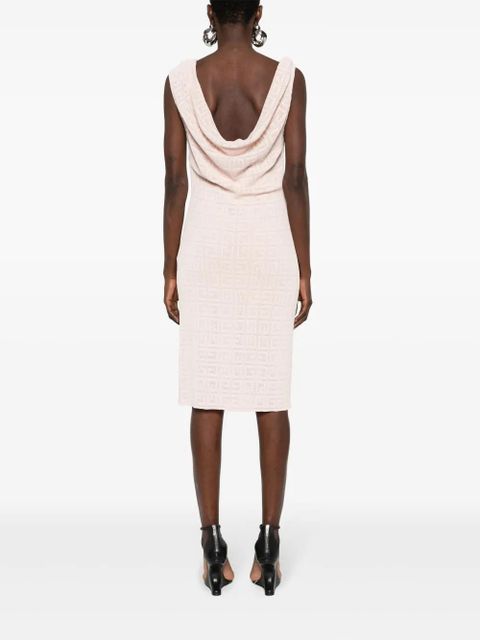 Givenchy 4G-patterned midi dress - Pink