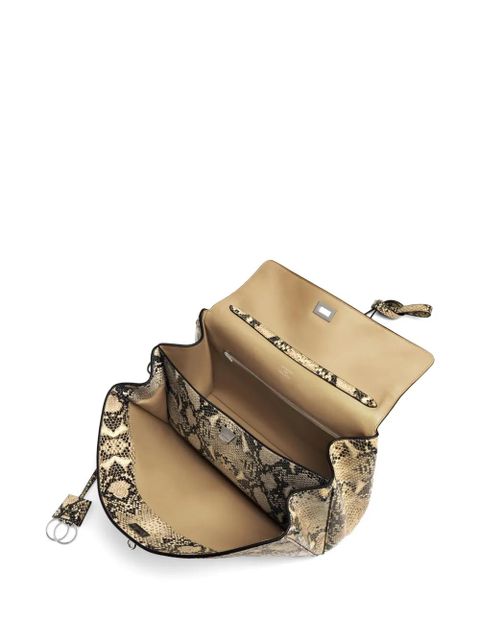 Balenciaga medium Rodeo python-embossed tote bag - Neutrals