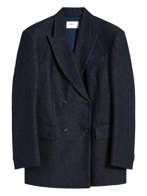 Sportmax double-breasted blazer - Blue - zdjęcie produktu nr 1