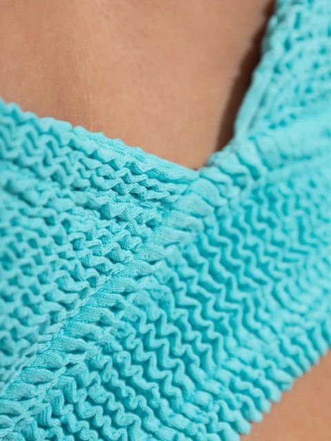 Hunza G Carla crinkle bikini - Blue