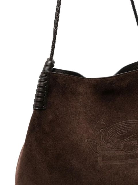ETRO suede shoulder bag - Brown