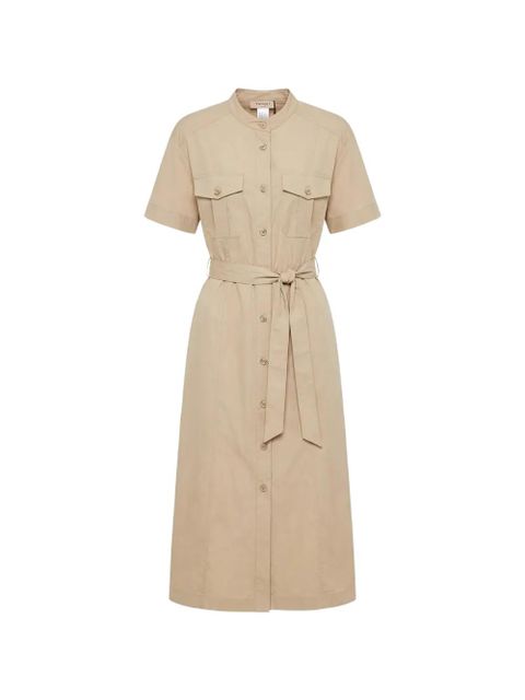 TWINSET belted button-down dress - Neutrals - zdjęcie produktu nr 1