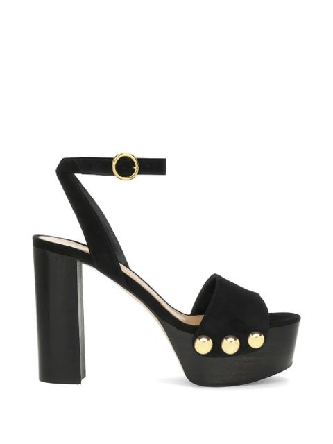 Gianvito Rossi Ardéa studded platform sandals - Black - zdjęcie produktu nr 1