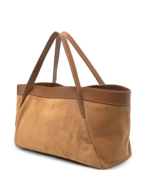 TWINSET Duffle panelled tote bag - Brown