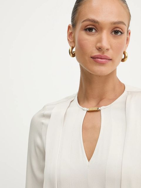 Marciano by Guess bluzka ANITA damska kolor beżowy gładka 5YGH14 7356A