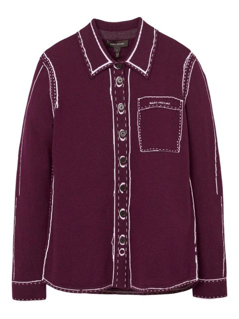 Marc Jacobs button-down knitted top - Red - zdjęcie produktu nr 1