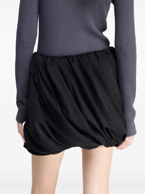 JW Anderson rolled-hem mini skirt - Black