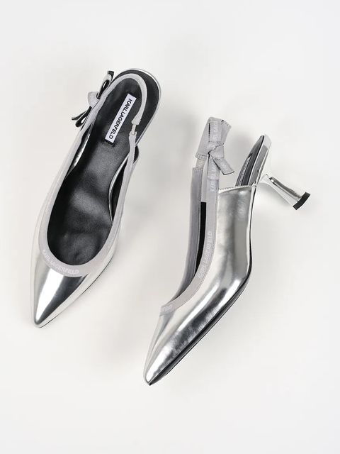 Karl Lagerfeld szpilki skórzane PANACHE