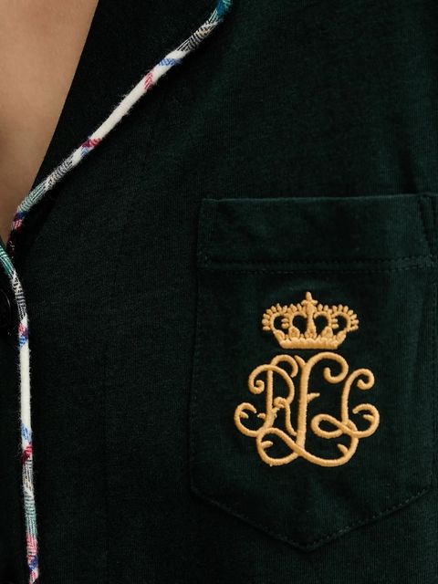 Lauren Ralph Lauren piżama damska kolor zielony ILN72467F