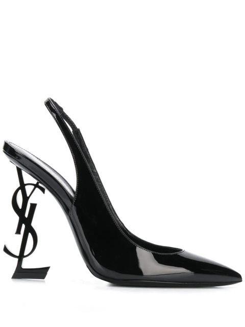 Saint Laurent 110mm Opyum slingback pumps - Black - zdjęcie produktu nr 1