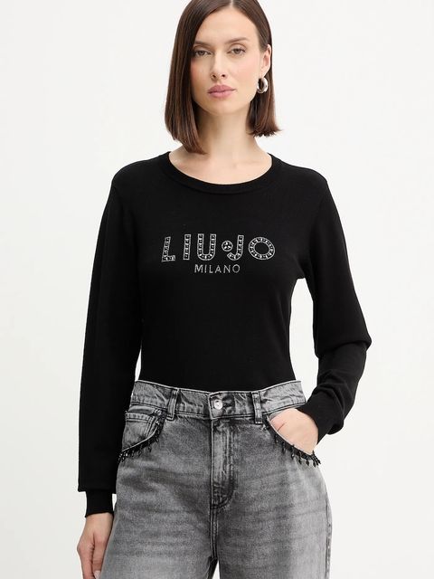 Liu Jo sweter damski kolor czarny lekki TF5248.MS63L - zdjęcie produktu nr 1