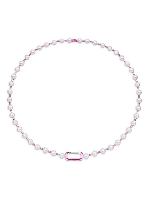 EÉRA 18K white gold Vita pearl necklace - Pink - zdjęcie produktu nr 1