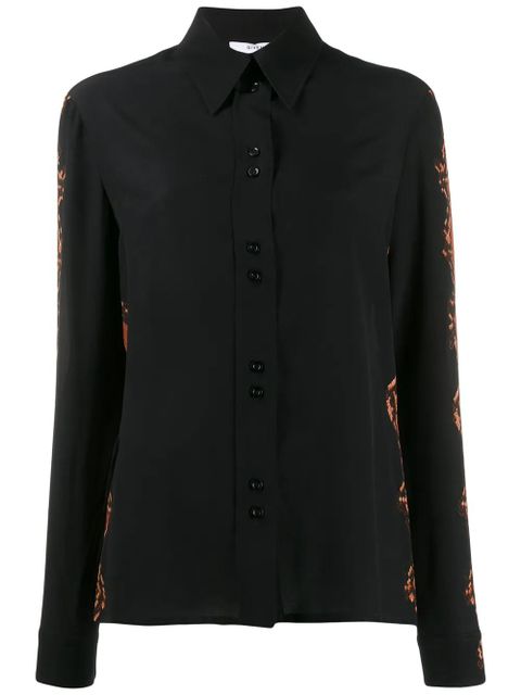 Givenchy snakeskin effect button up shirt - Black - zdjęcie produktu nr 1