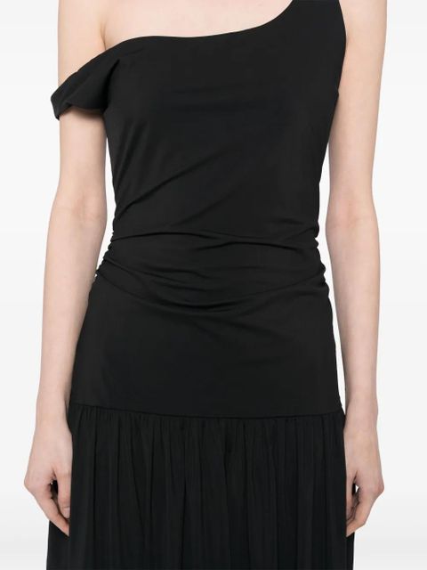 Róhe off-shoulder light scuba dress - Black