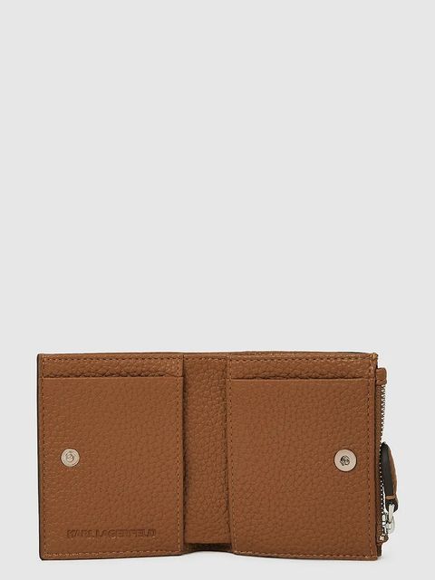 Karl Lagerfeld portfel IKON damski kolor brązowy A4W32005 - zdjęcie produktu nr 2