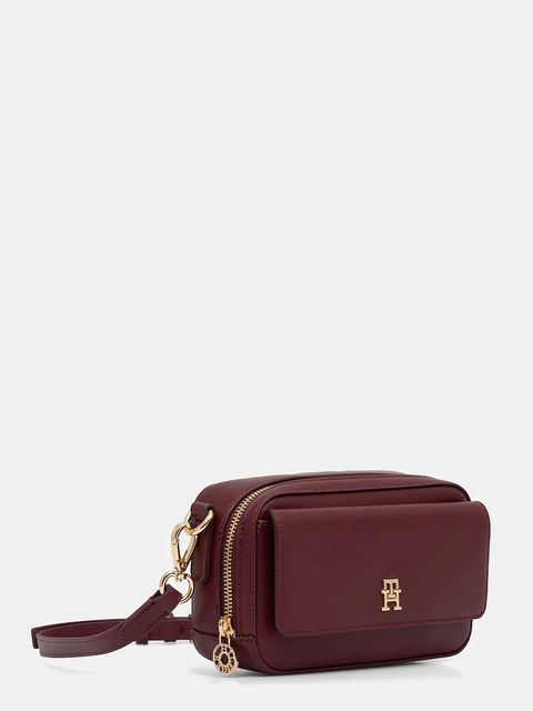 Tommy Hilfiger torebka kolor bordowy AW0AW17680 - zdjęcie produktu nr 2