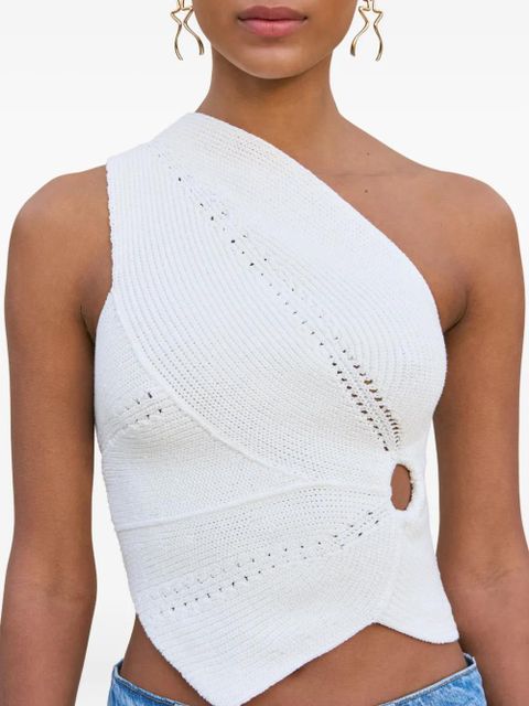 Cult Gaia Deneuve one-shoulder tank top - White