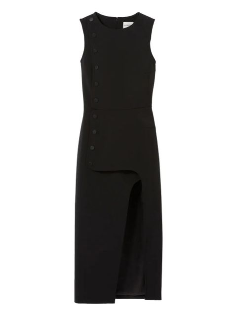 Claudie Pierlot button-detail midi dress - Black - zdjęcie produktu nr 1