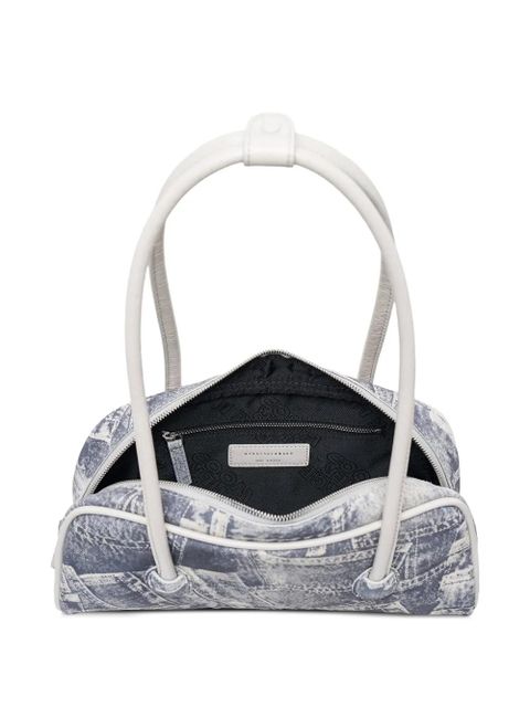 Marge Sherwood Soft Boston patchwork shoulder bag - Grey