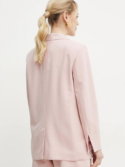 BOSS Orange marynarka z domieszką lnu