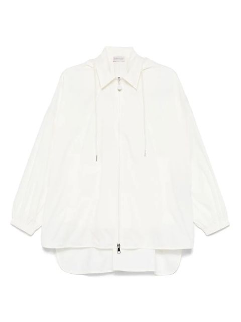 Moncler hooded overshirt - White - zdjęcie produktu nr 1