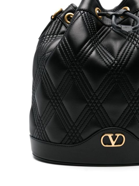 Valentino Garavani VLogo bucket bag - Black