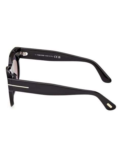TOM FORD Eyewear round-frame sunglasses - Black - zdjęcie produktu nr 2