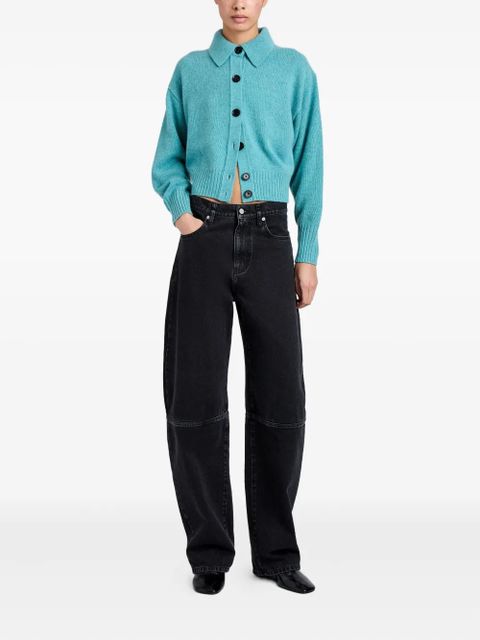 Proenza Schouler Rocio buttoned cardigan - Blue - zdjęcie produktu nr 2