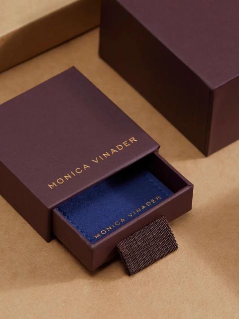 Monica Vinader paperclip chain bracelet - Gold