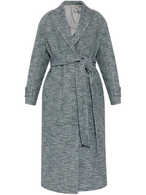 Victoria Beckham raglan-sleeve single-breasted coat - Grey - zdjęcie produktu nr 1