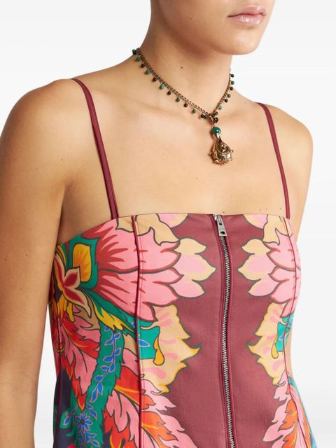 ETRO floral-print dress - Red - zdjęcie produktu nr 2