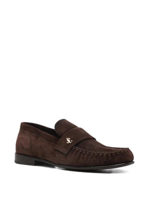 Jimmy Choo Ellis suede loafers - Brown - zdjęcie produktu nr 2