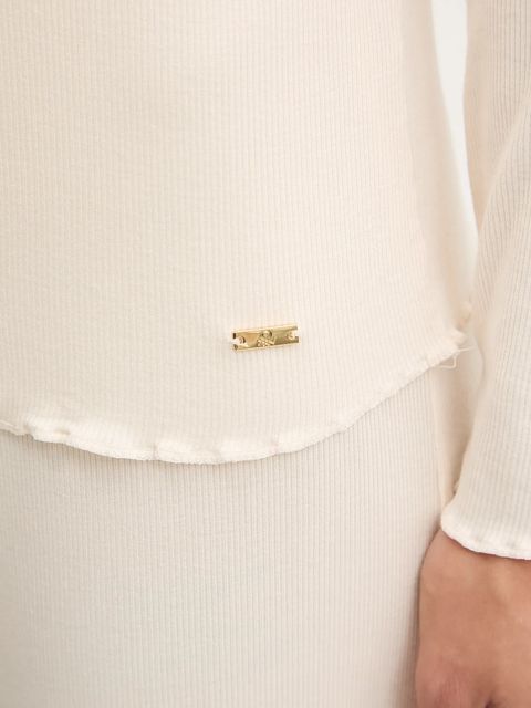 United Colors of Benetton piżama damska kolor beżowy 3P2Y3P03Y